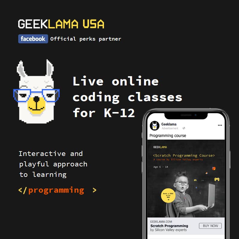 GeekLama (San Francisco, CA) - Facebook and Google Ads for Edtech startup from California